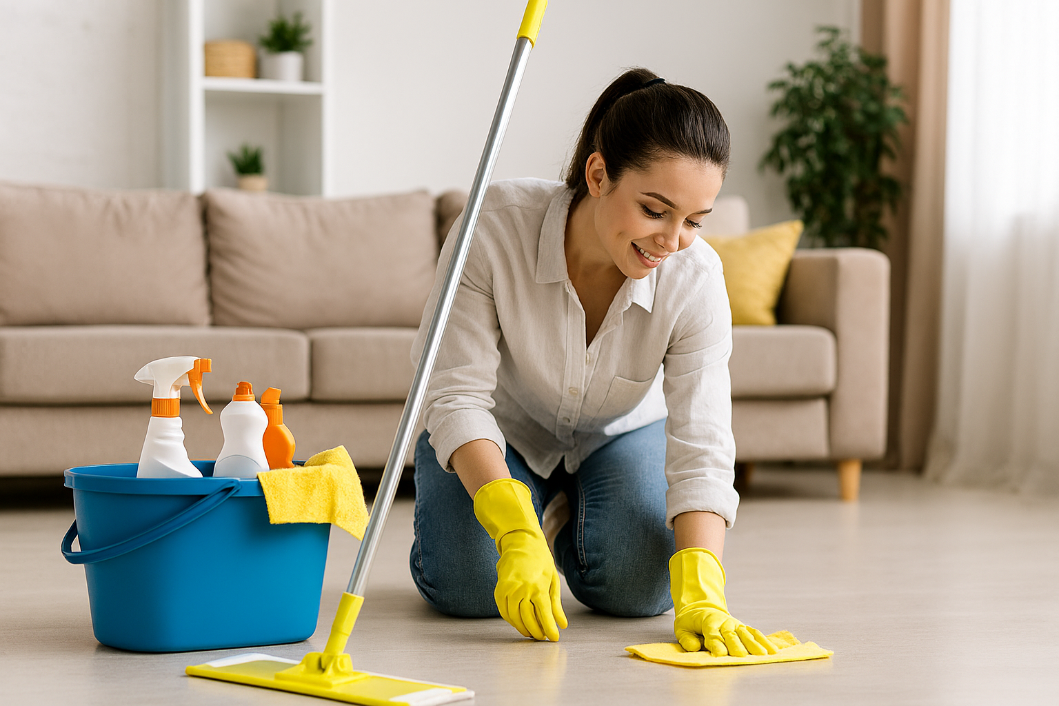 rotina de limpeza eficiente